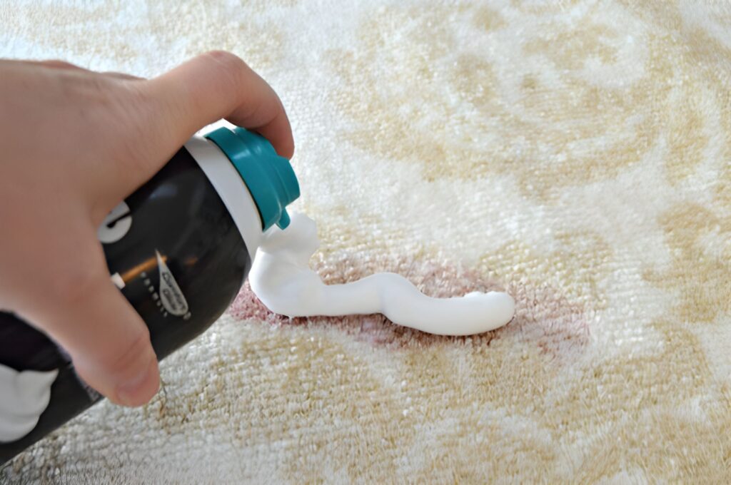 Useshavingcreamtoremovecarpetstains (1)