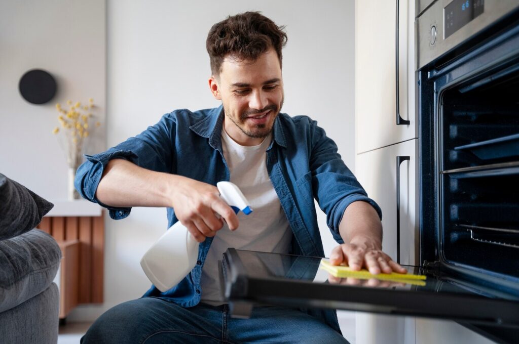 Wiping Kitchen Appliances After Use
