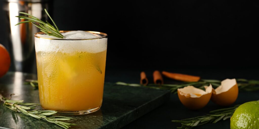 329.us Whiskey Sour Recipe Canva Maen6ztensw Glass Of Tasty Whiskey Sour Cocktail On Dark Background