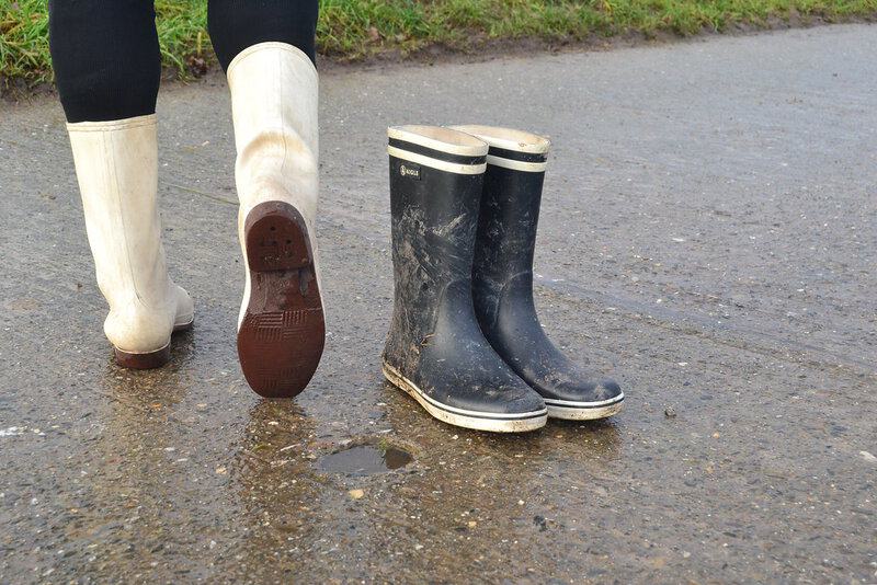 340 White Wellies From Hevea Rubberboots Gummistiefel Hevea Regenlaarzen