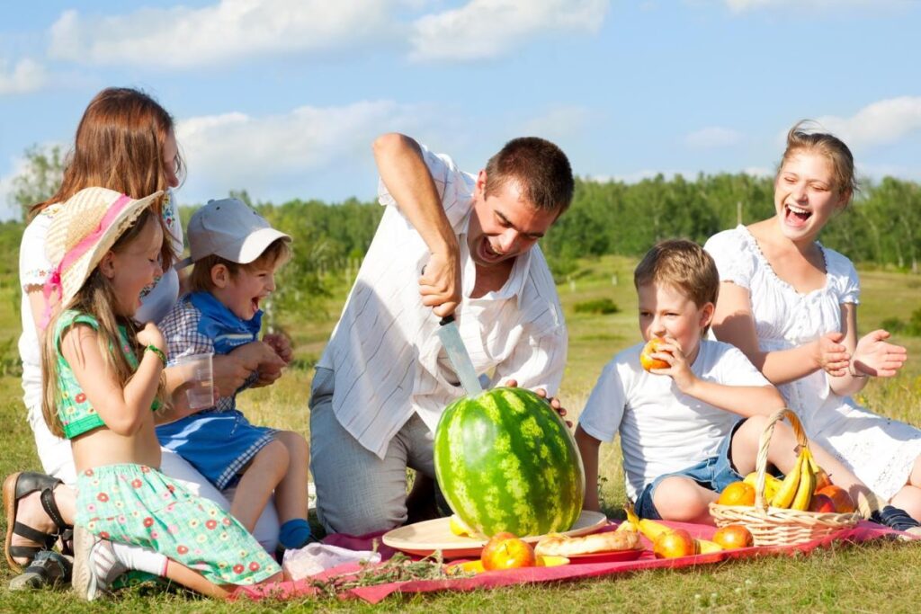 Bigstock Happy Family Have A Picnic Out 1024