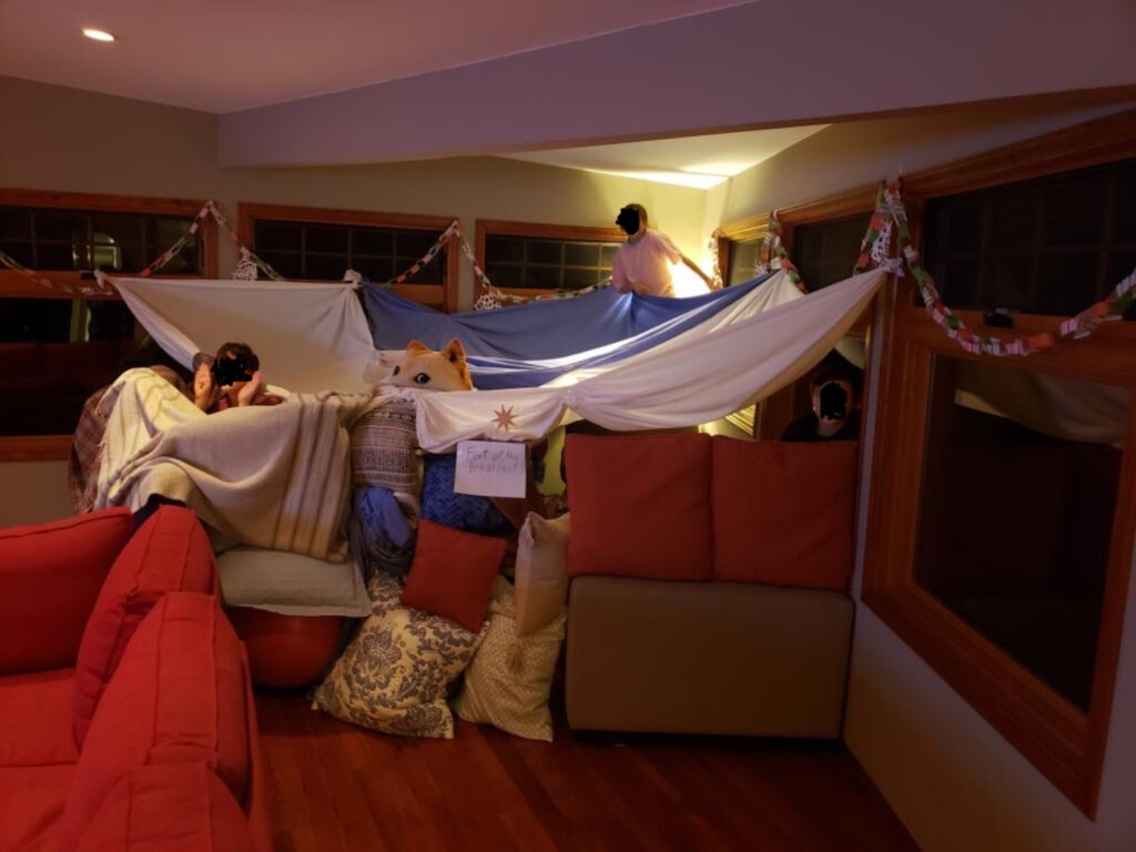 Building Blanket Forts