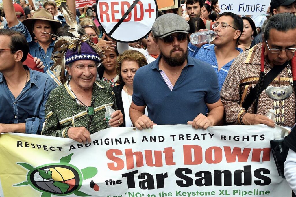 Dicaprio Settembre 2014 Manifestazione Keystone Xl