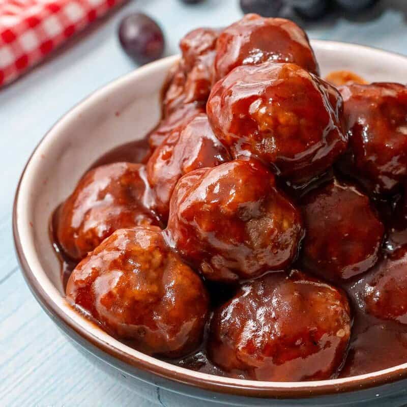 Grape Jelly Meatballs