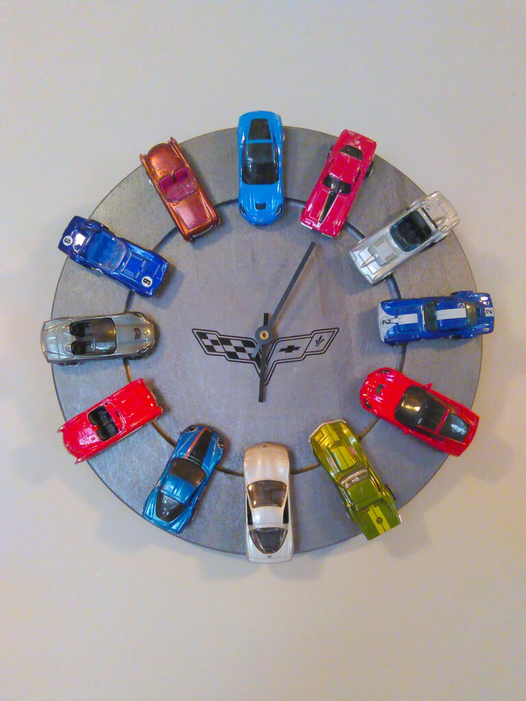 Hot Wheels Clock
