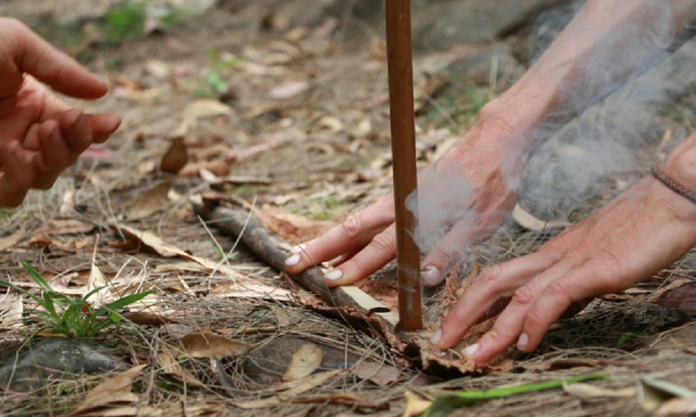 Making A Fire Without Matches Or A Lighter