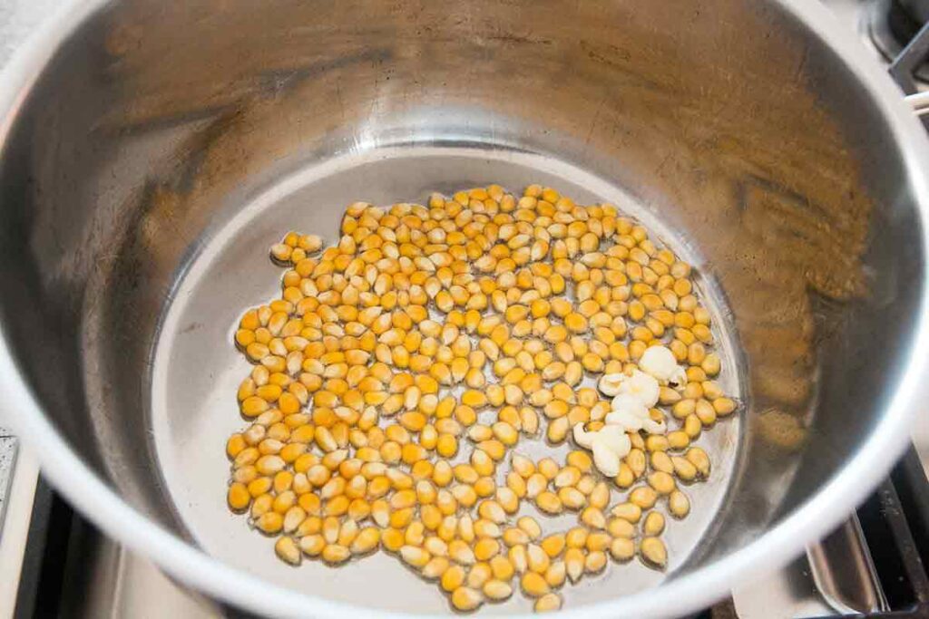 Making Popcorn On The Stove