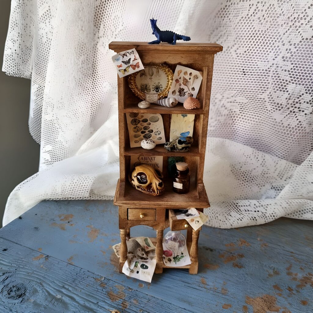 Miniatureodditiesincuriocabinets