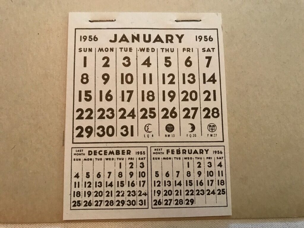 Old Calendars And Planners