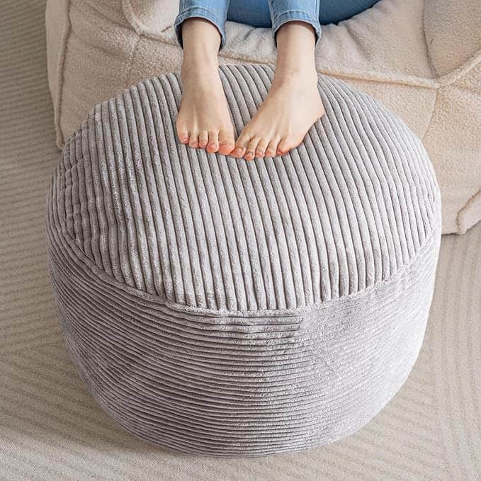 Plush Ottomans