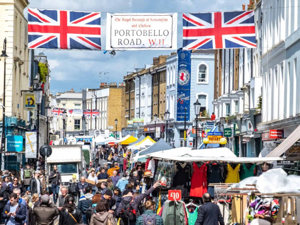 Portobello Road Market - London, Uk