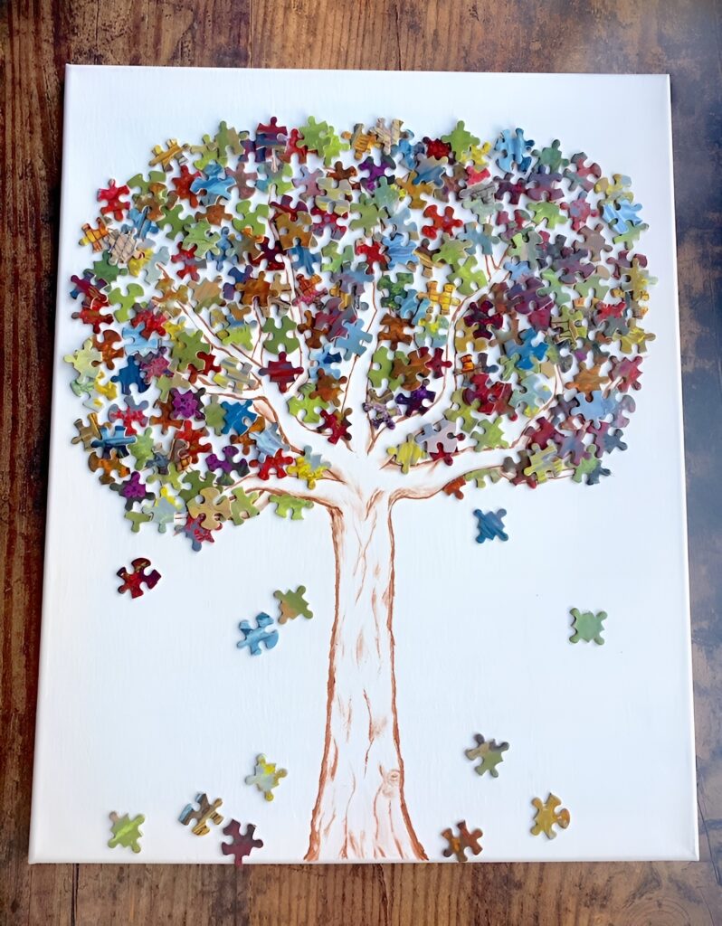 Puzzle Piece Wall Art