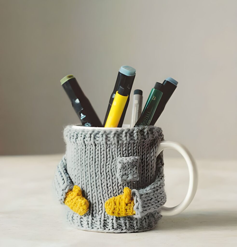 Repurposedcoffeemugsforsmallstorage