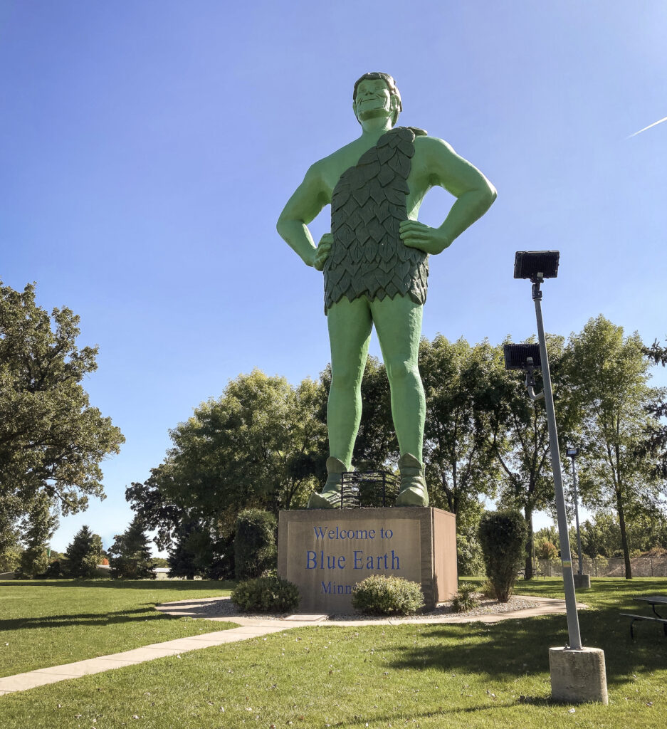 The Jolly Green Giant - Blue Earth, Minnesota