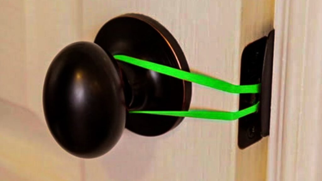 The Rubber Band Door Stopper Trick