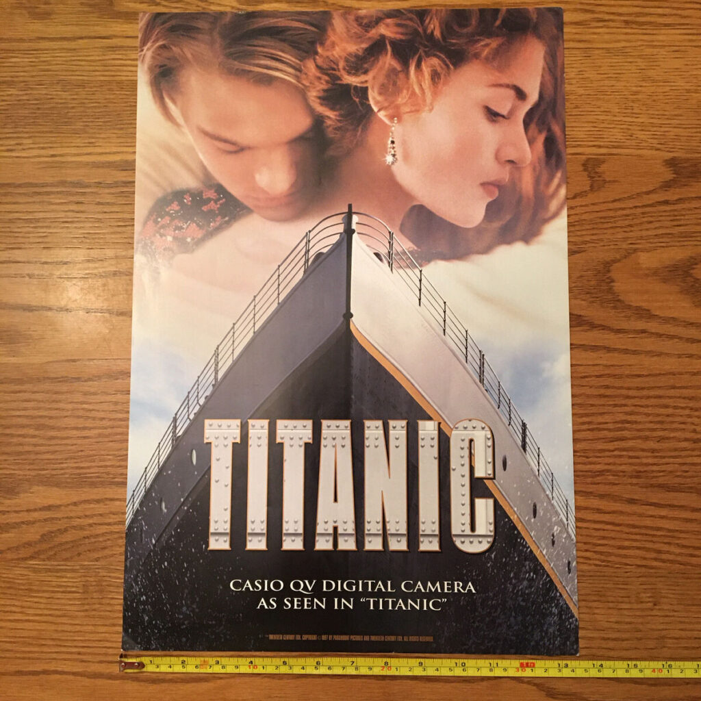 The Titanic Movie Poster (with Leo And Kate)