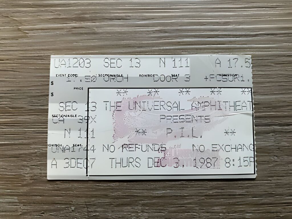 Ticketstubsandeventprograms