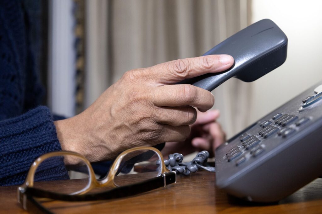 Using A Landline Phone