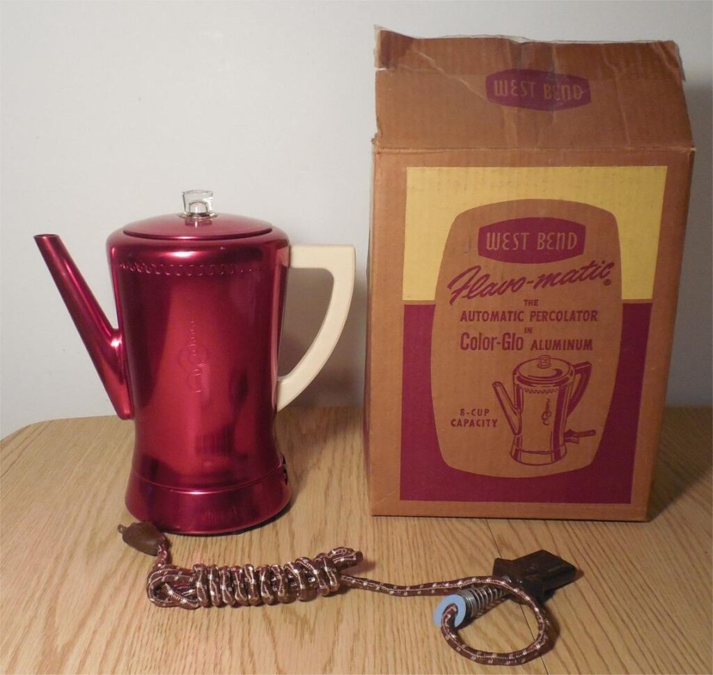 West Bend Aluminum Coffee Percolators