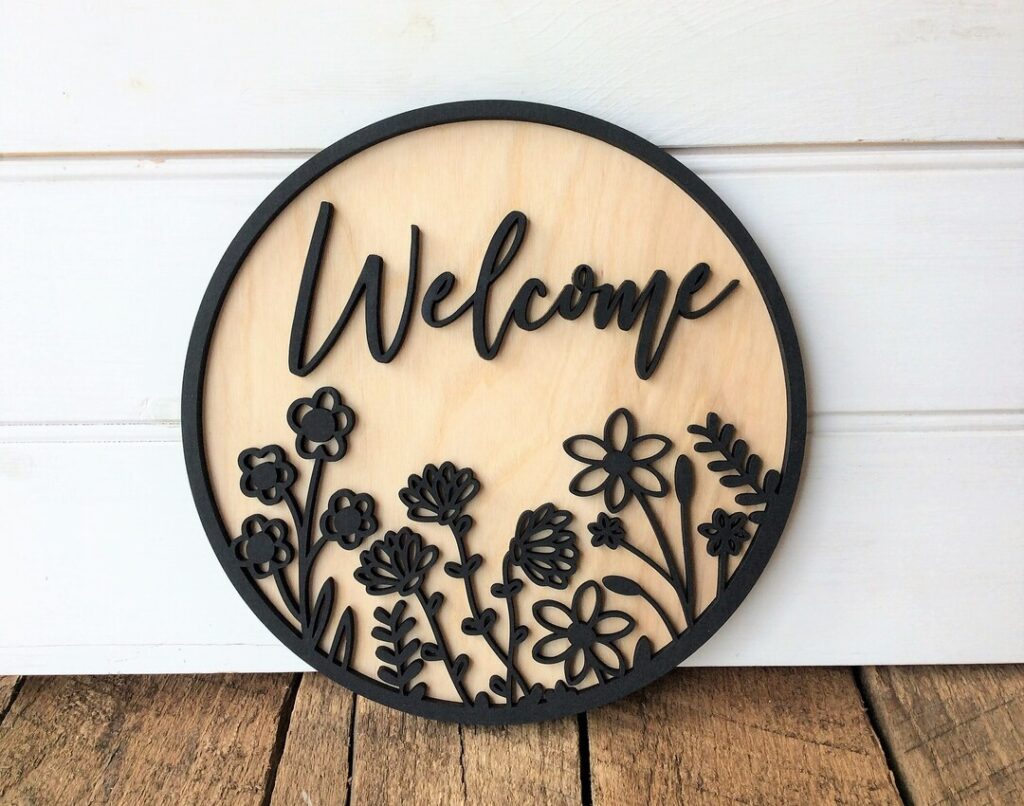 You Feel Like Every Entryway Needs A Cute “welcome” Sign