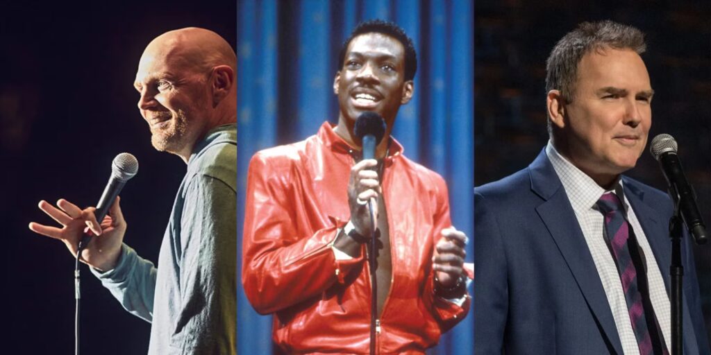 Bill Burr Eddie Murphy And Norm Macdonald Performing Standup