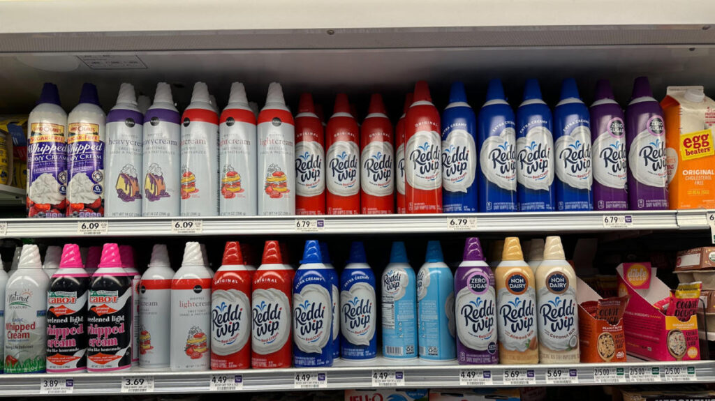 Canned Whipped Cream
