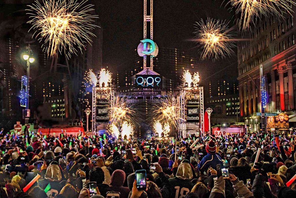 Celebrating New Year's With Fireworks