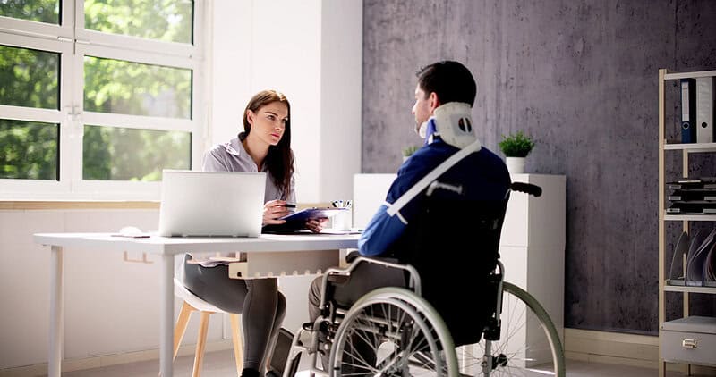 Worker Injury And Disability Compensation. Social Security Claim