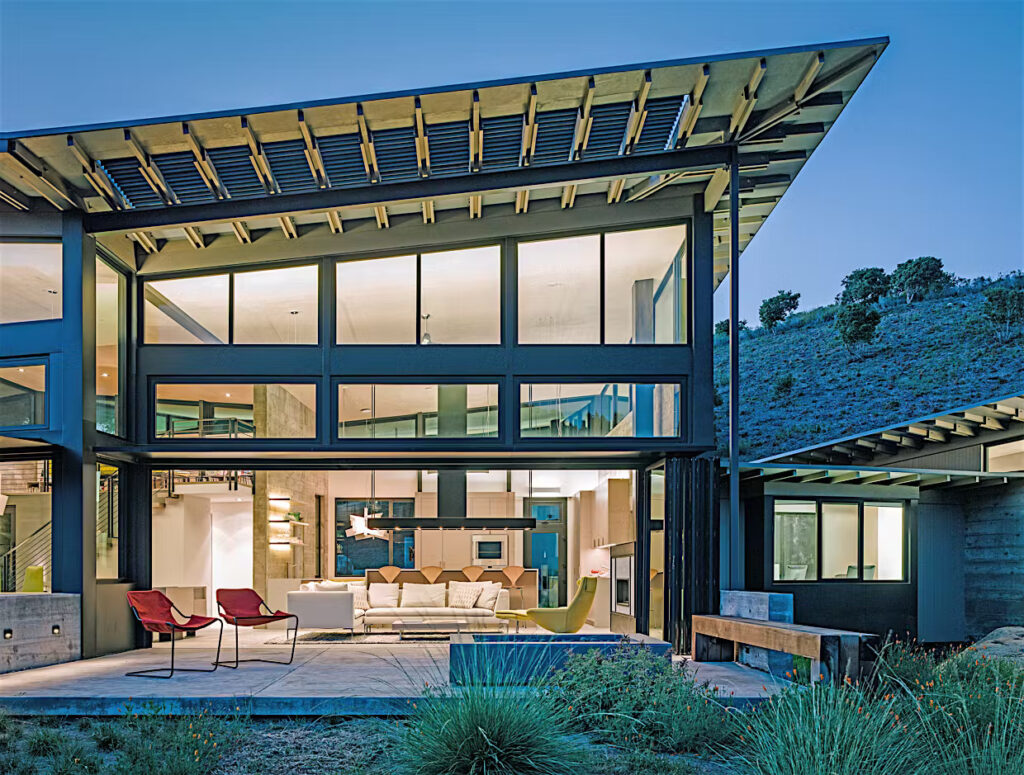 Expansive Windows And Glass Walls