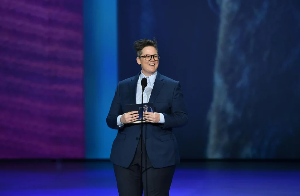 Hannah Gadsby Tijdens De Uitreiking Van De Emmy S In 2018 Een