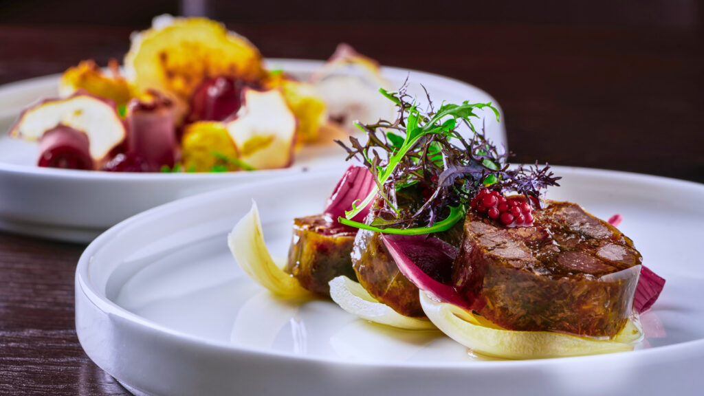 Beautiful,and,tasty,food,on,a,plate