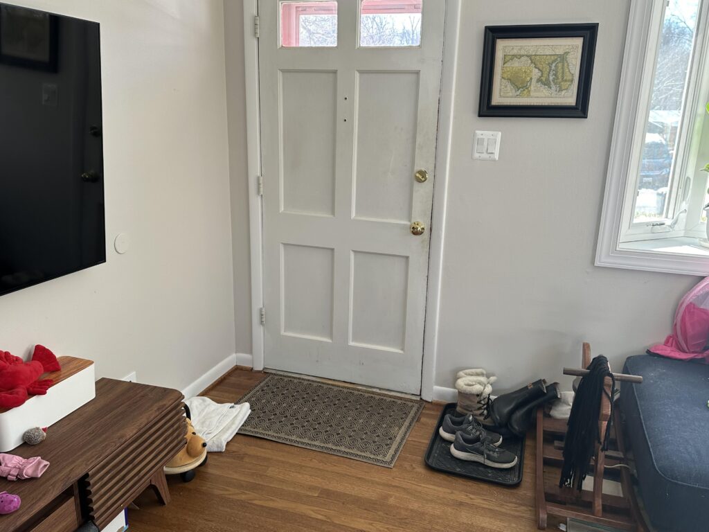 Lack Of Entryway Storage