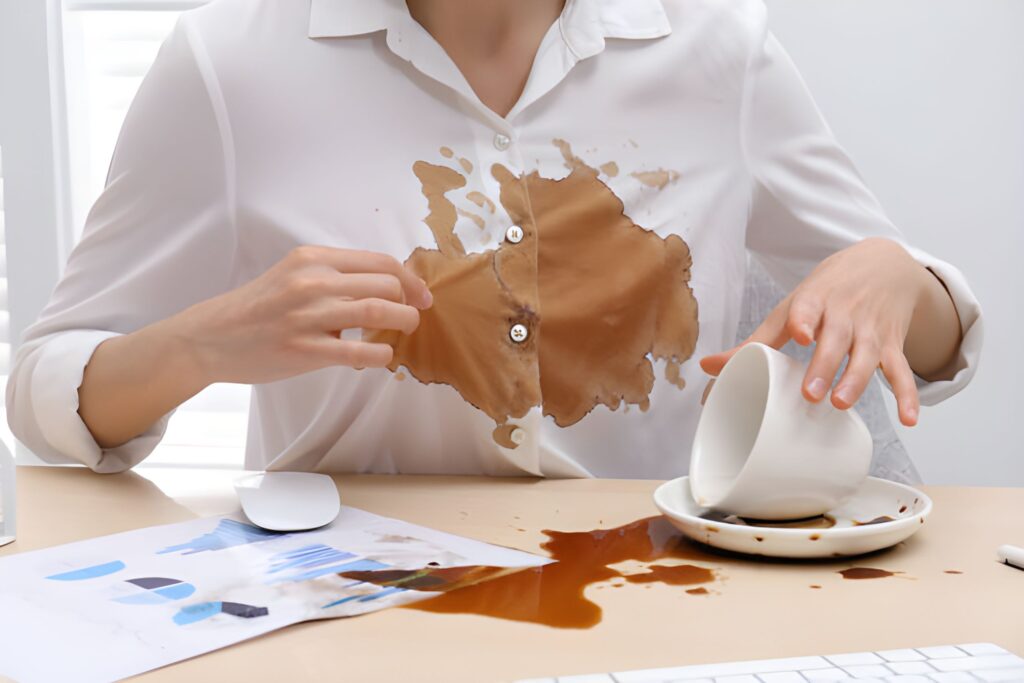 Spillingcoffeeonyourself