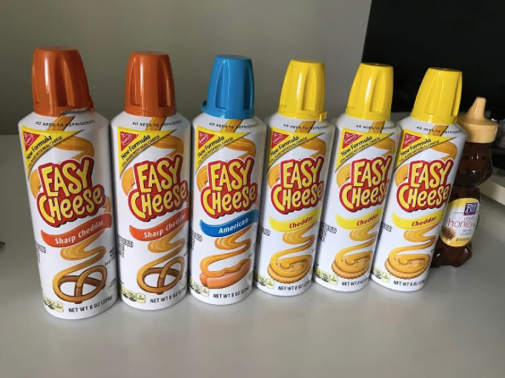 Spray Cheese In A Can