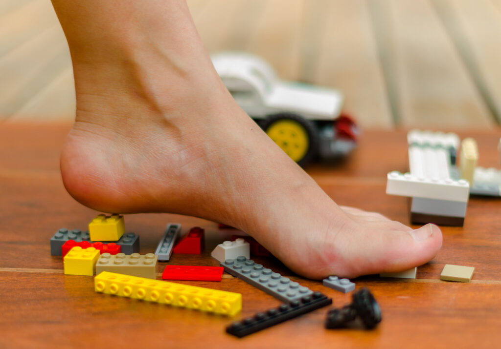 Stepping On A Lego