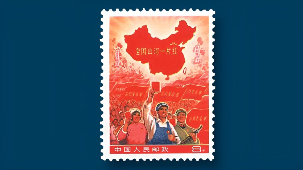 The China Whole Country Is Red Stamp (1968) (1)