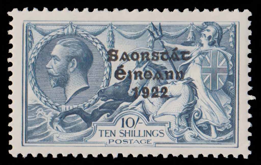 The Irish “seahorse” Overprint Error (1922)