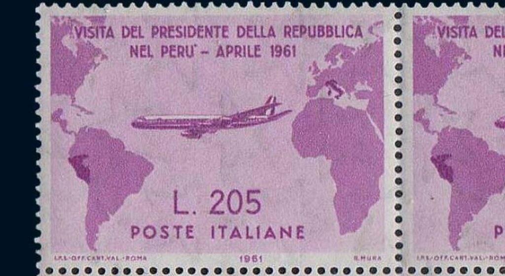 The Italy Gronchi Rosa Stamp (1961)