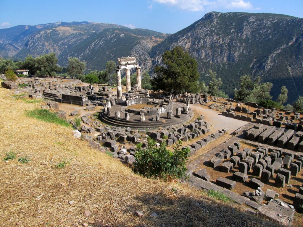 View Of Tholos Of Athena Pronaia