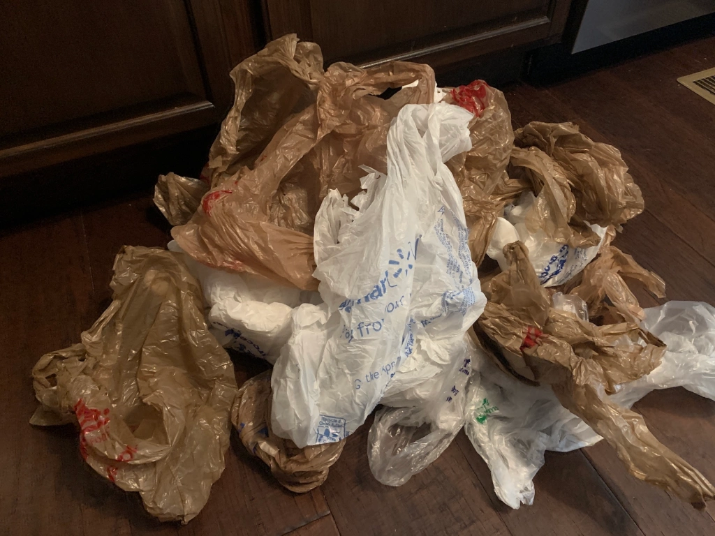 You Have A Collection Of Plastic Bags From The Grocery Store