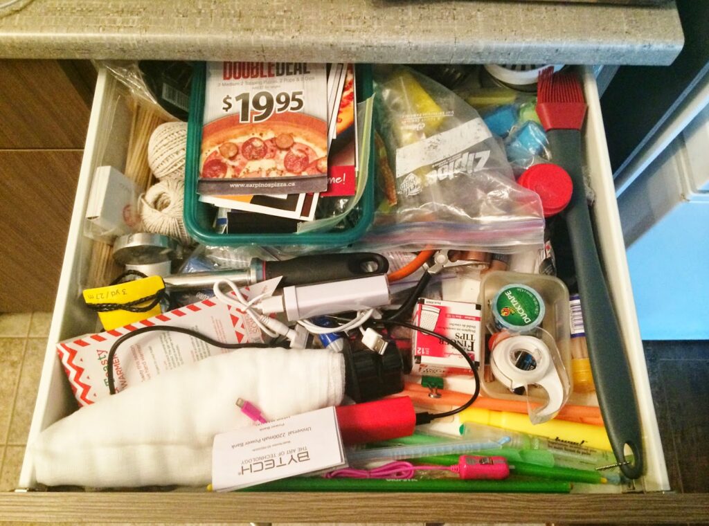 You Have A “junk Drawer” Full Of Random Stuff
