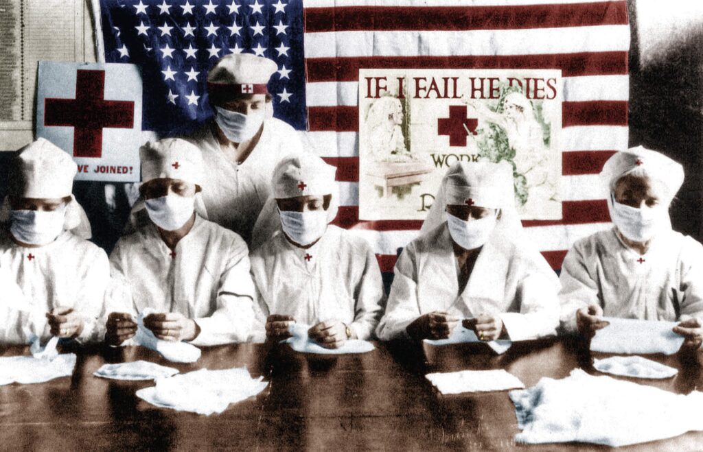 1918 Flu Pandemic And Facial Tissue