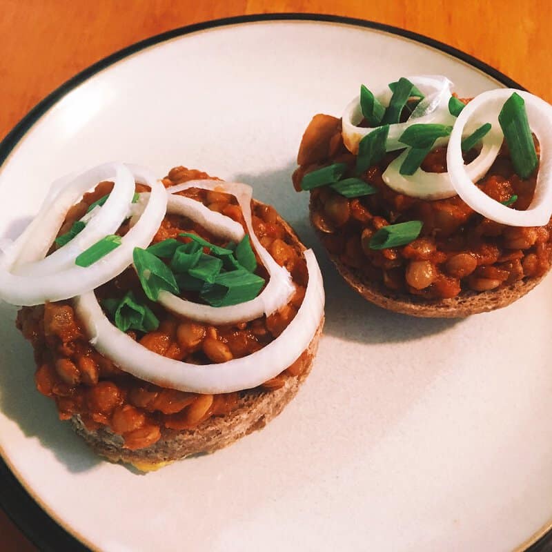 12. Lentil-based Sloppy Joes