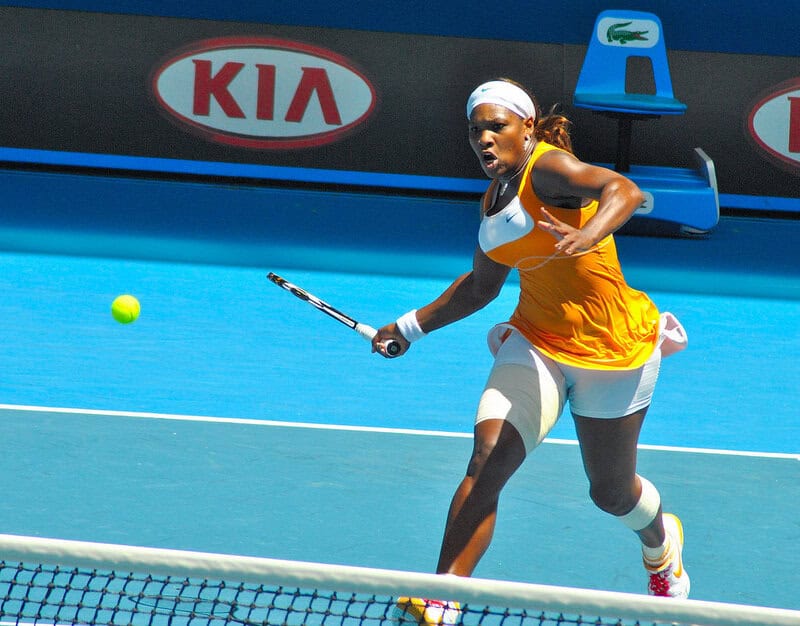 Serena williams power return