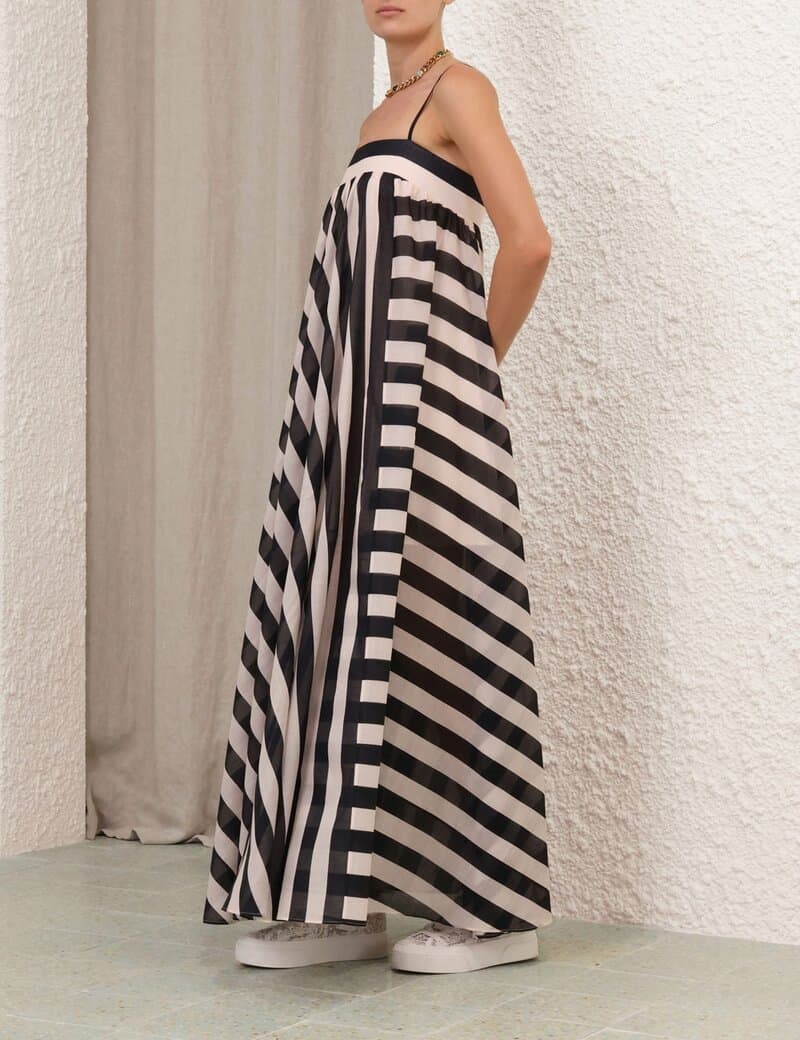 4. Striped Maxi Dress