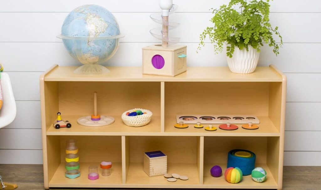 Aesthetic Toy Rotation Shelves