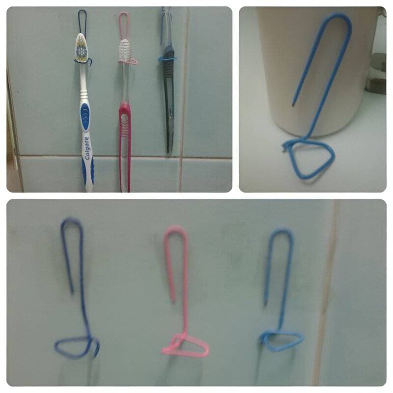 13. Toothbrush Holder with Clips