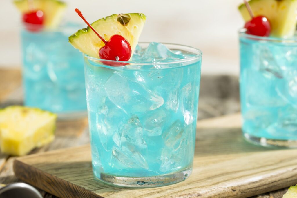 Blue Hawaiian Cocktail Rhum Oasis Ananas 2