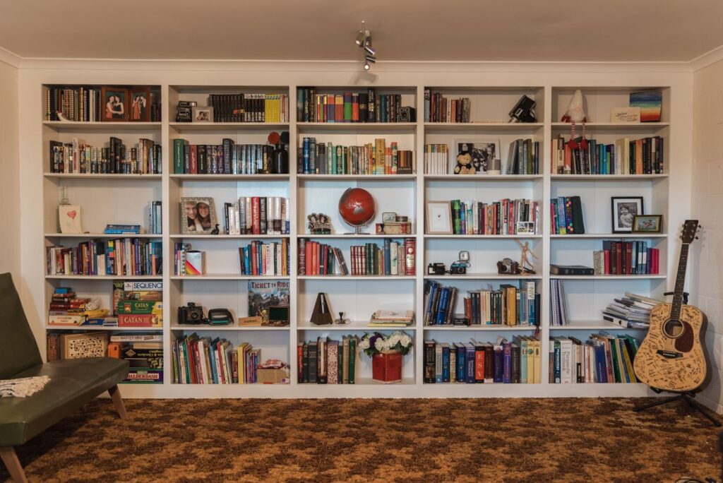 Bookshelves That Dominate Walls