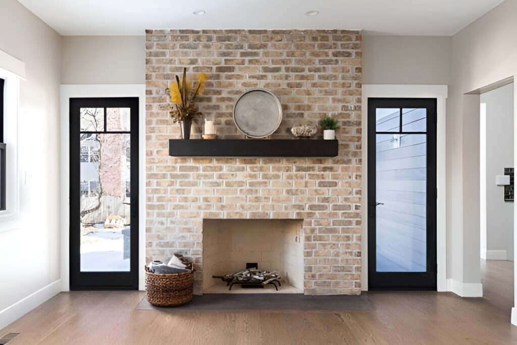 Brick Indoors (especially Around Fireplaces And Bars)